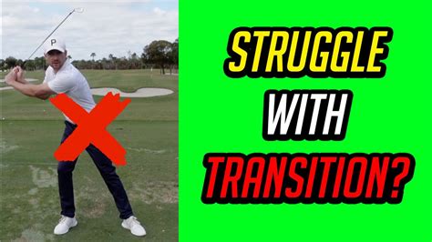 Golf Swing Transition Drills To Help You Start Your Golf Downswing