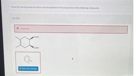 Answered Draw The Starting Materials Diene And Bartleby