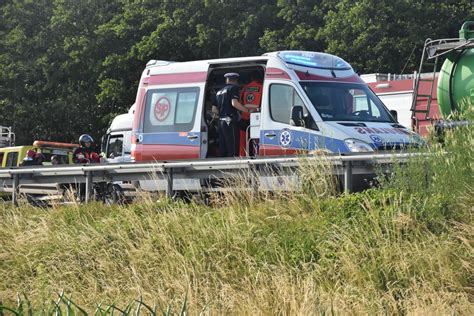 Autostrada A4 zablokowana po wypadku koło Legnicy Gazeta Wrocławska