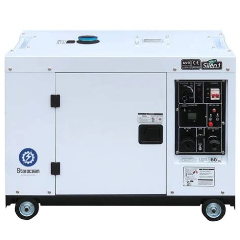 7kw 8kw 10kva Silent Single Cylinder Vertical 4 Stroke Air Cooled