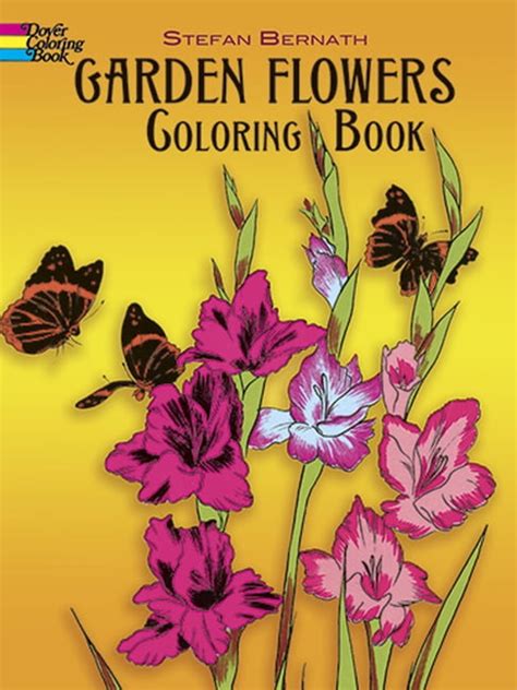 Dover Flower Coloring Books: Garden Flowers Coloring Book (Paperback ...