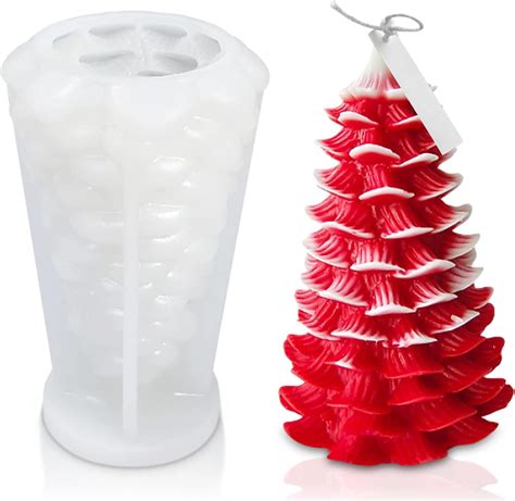 Stampo Per Candele In Silicone Per Albero Di Natale Stampo Per Candele