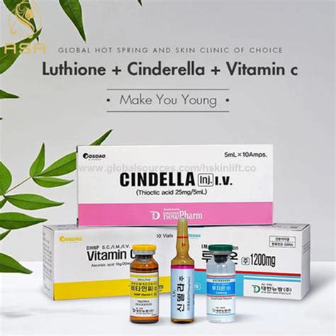 Buy Wholesale China Luthione Cinderella Vitamin C Skin Whitening