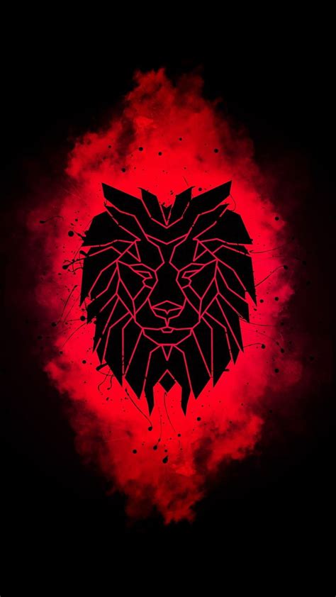 Black and red lion HD phone wallpaper | Pxfuel