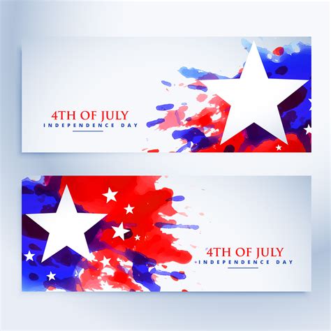 American Grunge Flag Banners Set Download Free Vector Art Stock