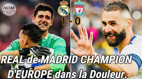 REAL MADRID Vainqueur De La League Des Champions Face LIVERPOOL 1 0