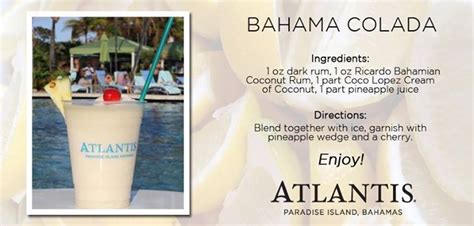 Bahama Colada Coconut Rum Colada Pina Colada Recipe