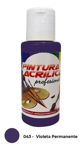 Pintura Acrílica 50 Ml Variedad De Colores Color Violeta Permanente