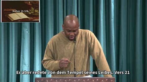 Wir Sind Der Tempel Gottes Predigt Von Olu Talabi Youtube