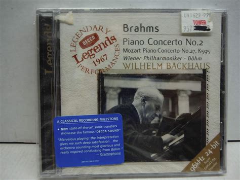 Brahms Concerto Pour Piano N 2 Mozart Concerto Pour Piano N 27