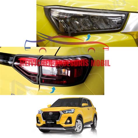 Jual Paket Garnish Cover List Lampu Depan Belakang Daihatsu Rocky