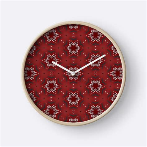 Moustache Pattern By Bubbliciousart Clock Pattern Clocks For Sale