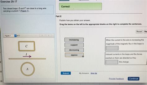 Solved Two Closed Loops A And C Are Close To A Long Wire Chegg