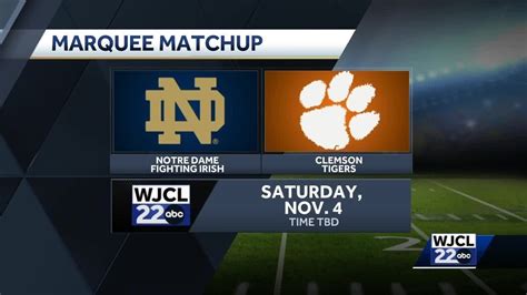 Marquee Matchup Clemson Vs Notre Dame Youtube