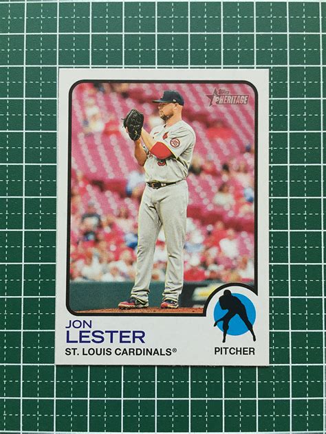 【目立った傷や汚れなし】★topps Mlb 2022 Heritage 323 Jon Lester St Louis