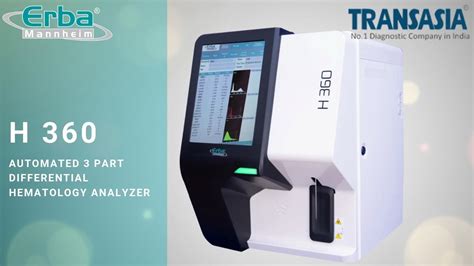 H 360 Automated 3 Part Differential Hematology Analyzer YouTube