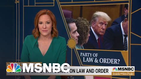 Jen Psaki On The GOP S History Of Hypocrisy On Law And Order YouTube