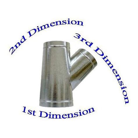 X X Duct Wye Branch Hv Ductwork Duct Fittings Galvanized Duct