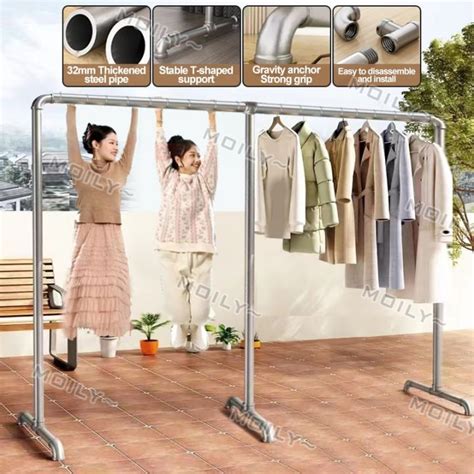 Cmhanger Rack For Clothes Drying Clothesline Sampayan Stand