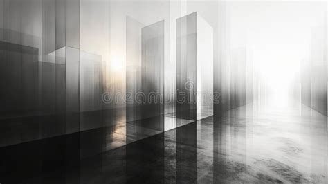 Monochrome Architectural Concept Stock Photo Image Of Minimalistic