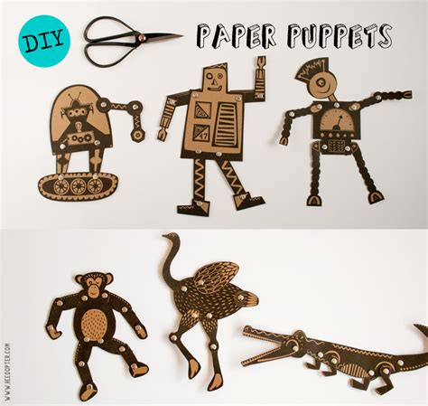 Heedopter: New item: DIY Paper Puppets