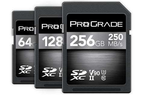 ProGrade Digital Announces SDXC UHS II V90 Memory Cards Camera Times