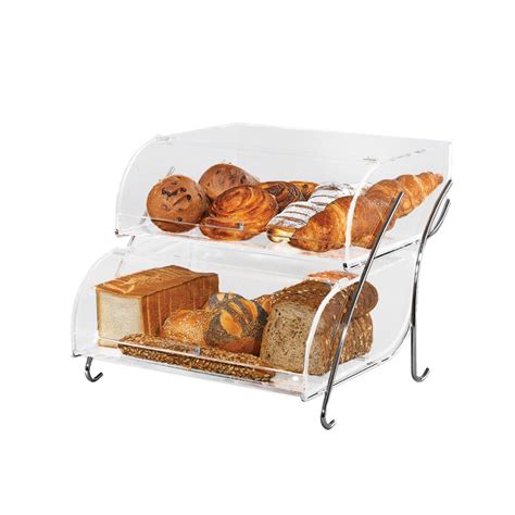 Rosseto BAK2937 2 Tier Countertop Bakery Display Case Wire Stand 13