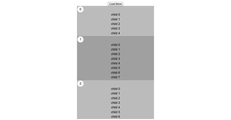 Virtual List Codesandbox