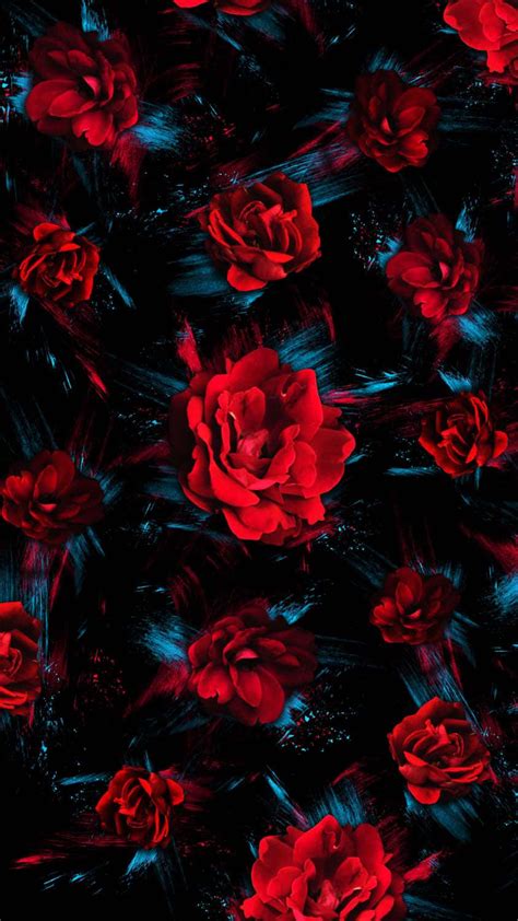 Black And Red Flower Wallpaper | Best Flower Site