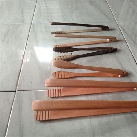 Jual Penjepit Makanan Capitan Makanan Kayu Capit Makanan Wooden