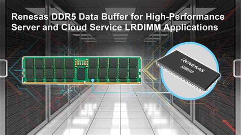 renesas introduces ddr data buffer  high performance server