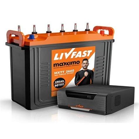 Livfast Maximo Battery Inverter Combo Voltage V Capacity Ah