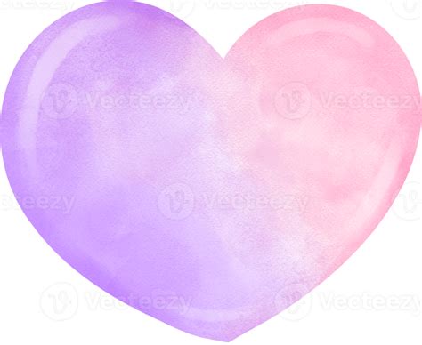 A Pastel Wireless Balloon Heart Shape Watercolor Gradient Soft Airy