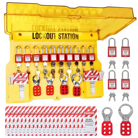 Buy Realplus Lockout Tagout Station With Loto Devices 14 Keyed