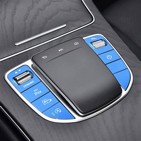 Car Center Console Multimedia Mouse Switch Button Sequin Sticker Trim