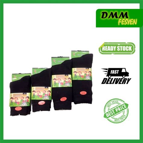 stokin hitam    set stokin hitam panjang    school sock