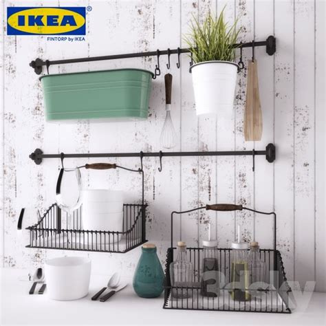 I Like The Fintorp Range For Keeping Everything Off The Worktop Ikea Kitchen Accessories