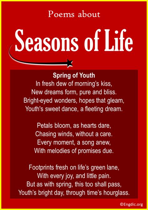 10 Short Poems About Seasons Of Life Engdic