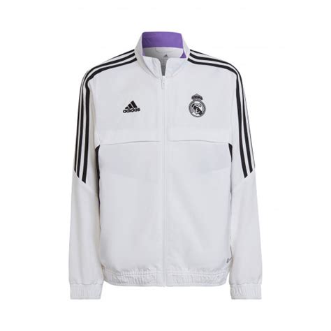 Jakna Adidas Real Madrid Cf Training Ni O Bijelo F Tbol Emotion