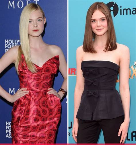 Elle Fanning Debuts Brunette Do At Boxtrolls Premiere