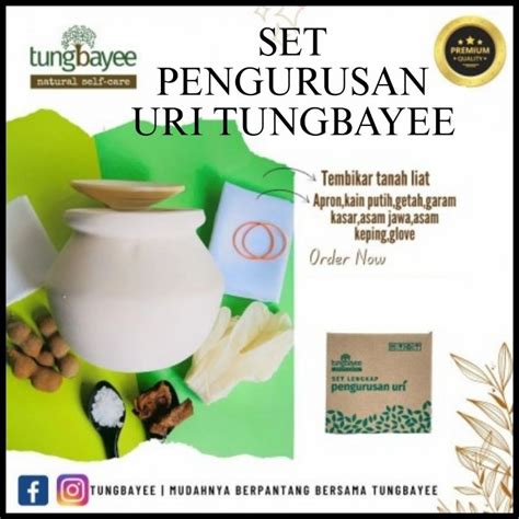 Tungbayee Set Pengurusan Uri Lengkap Dengan Tembikar Shopee Malaysia