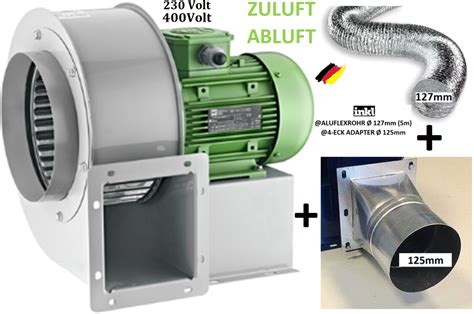 Radialgebläse Radial Axial Ventilator Zentrifugal Lüfter Abluft