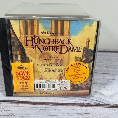 Disney Media Vintage Disneys Hunchback Of Notre Dame Soundtrack