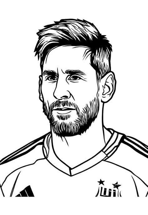 Desenhos De Messi Para Colorir E Imprimir Tudo Para Colorir