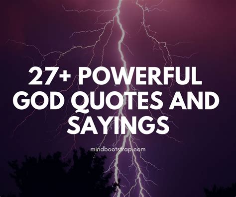 27+ Powerful God Quotes That Will Change Your Life - MindBootstrap.com