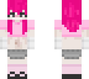 Cute Pink Girl | Minecraft Skin