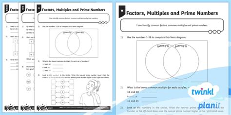 Planit Y6 Addition Subtraction Multiplication And Division Factors