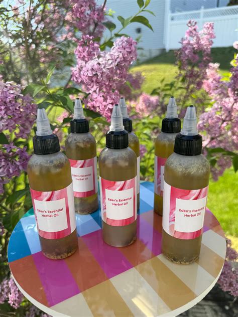 Edens Essential Herbal Oil(hair Growth Oil) - Etsy