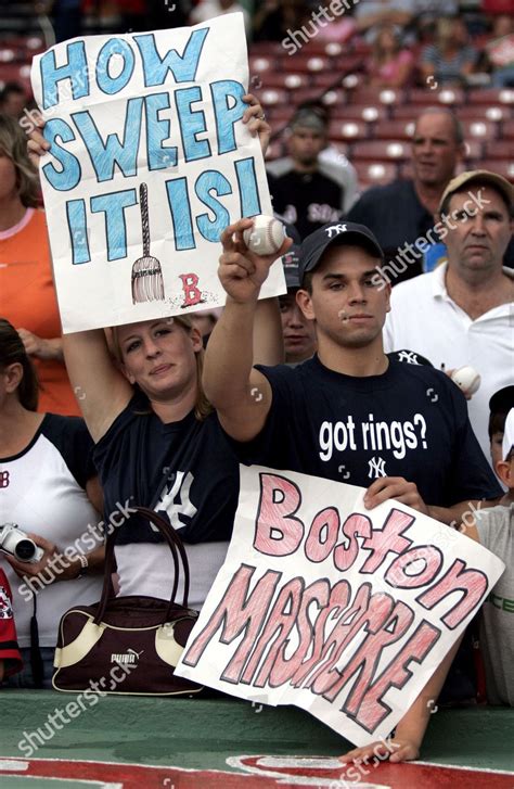 Yankees Fans Hold Signs Prior Start Editorial Stock Photo - Stock Image | Shutterstock