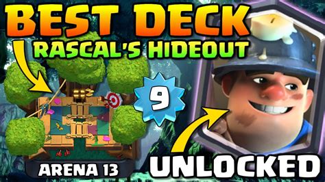 Best Arena Deck In Clash Royale Rascal S Hideout Youtube